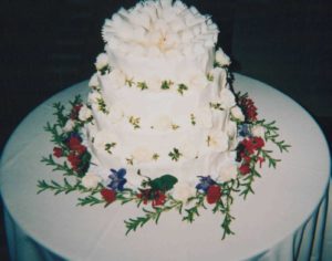 Fresh Flower on a Wedding Cake